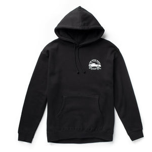 The Road Goes On Forever Pullover Hoodie BLACK
