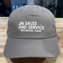 Load image into Gallery viewer, JM Sales &amp; Service x Seager Snapback Hat STONE GREY
