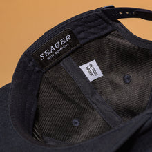 Load image into Gallery viewer, JM Sales &amp; Service x Seager Snapback Hat NAVY
